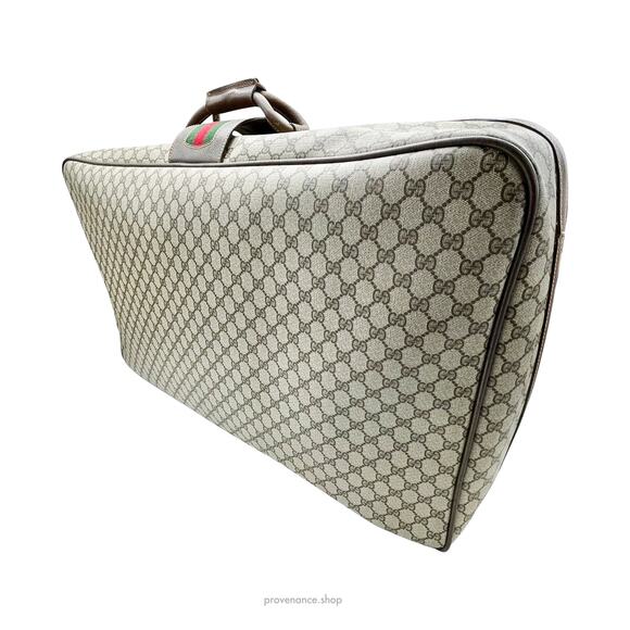 Gucci GG Supreme Suitcase with Web Detail - Picture 3 of 11